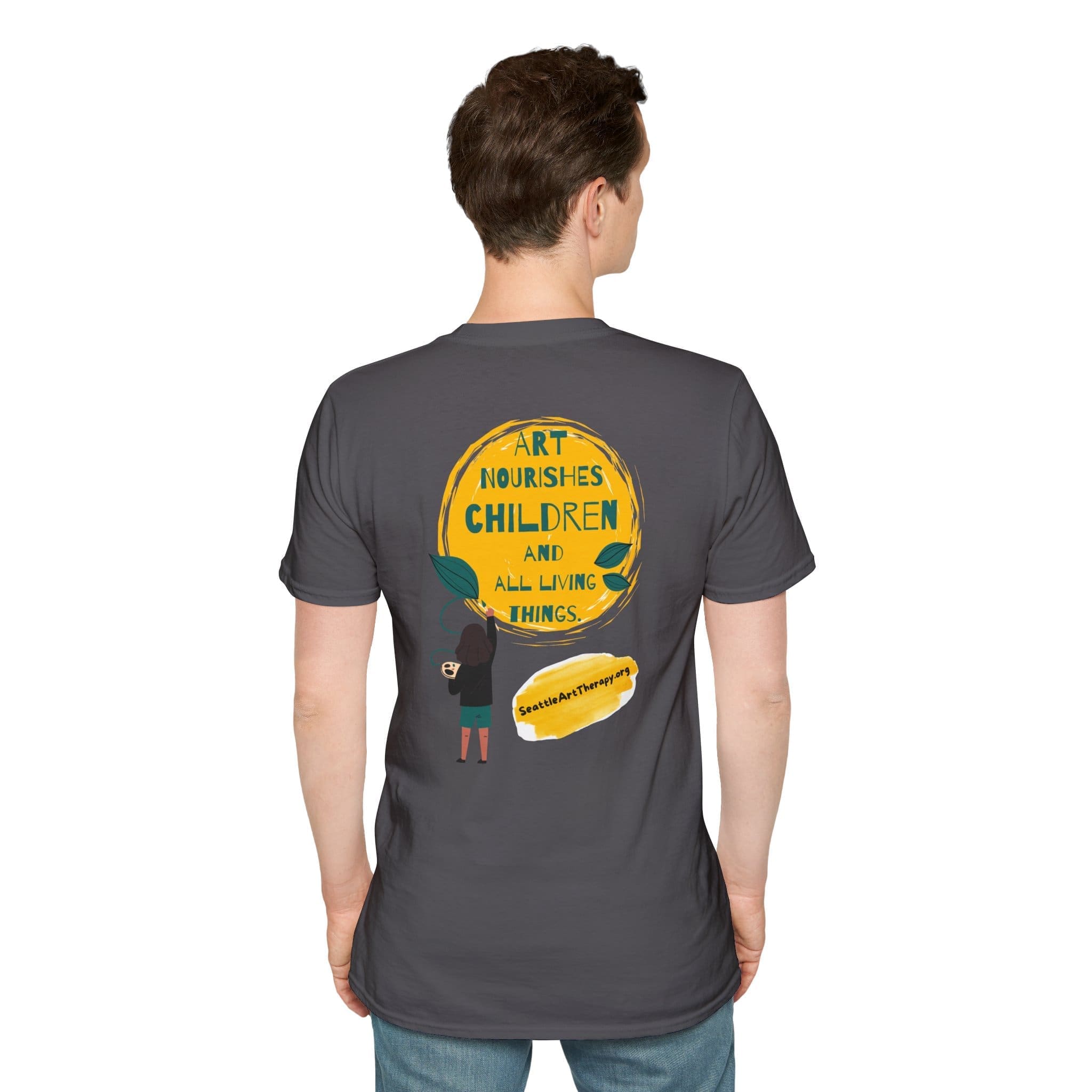 “Art Nourishes Children” T-Shirt - Image 7