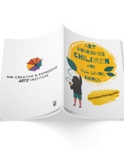 “Art Nourishes Children” Softcover Journal