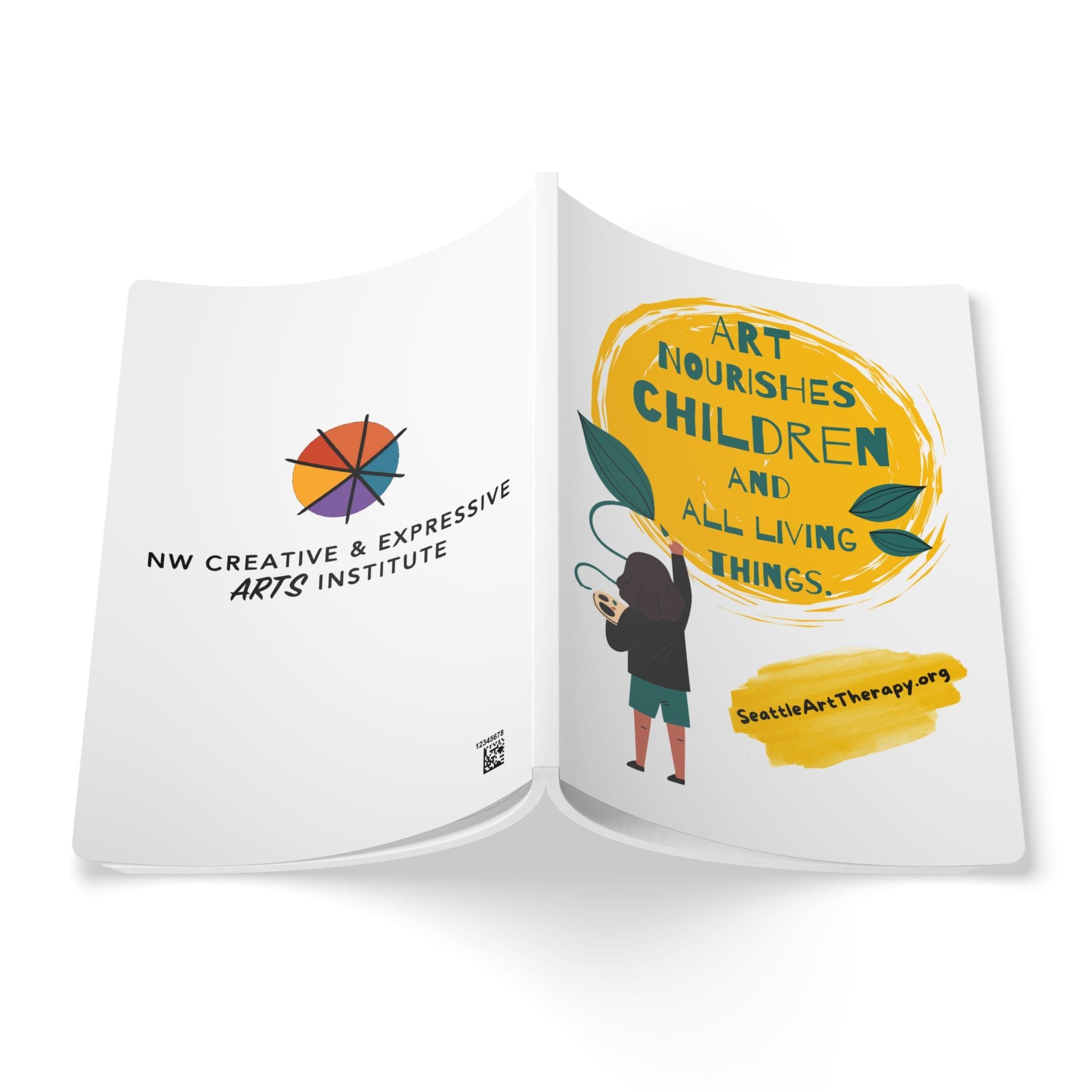 “Art Nourishes Children” Softcover Journal