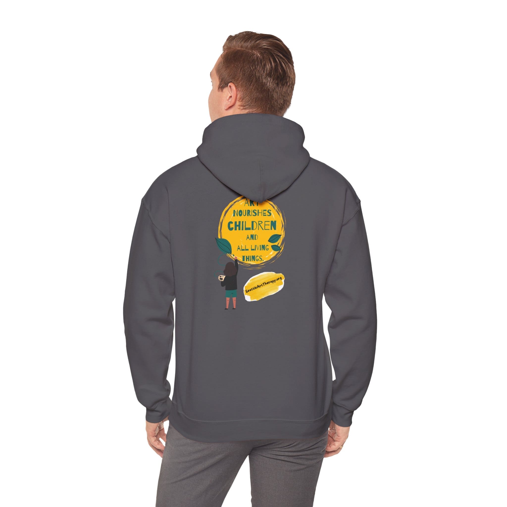 “Art Nourishes Children” Hooded Sweatshirt - Image 10