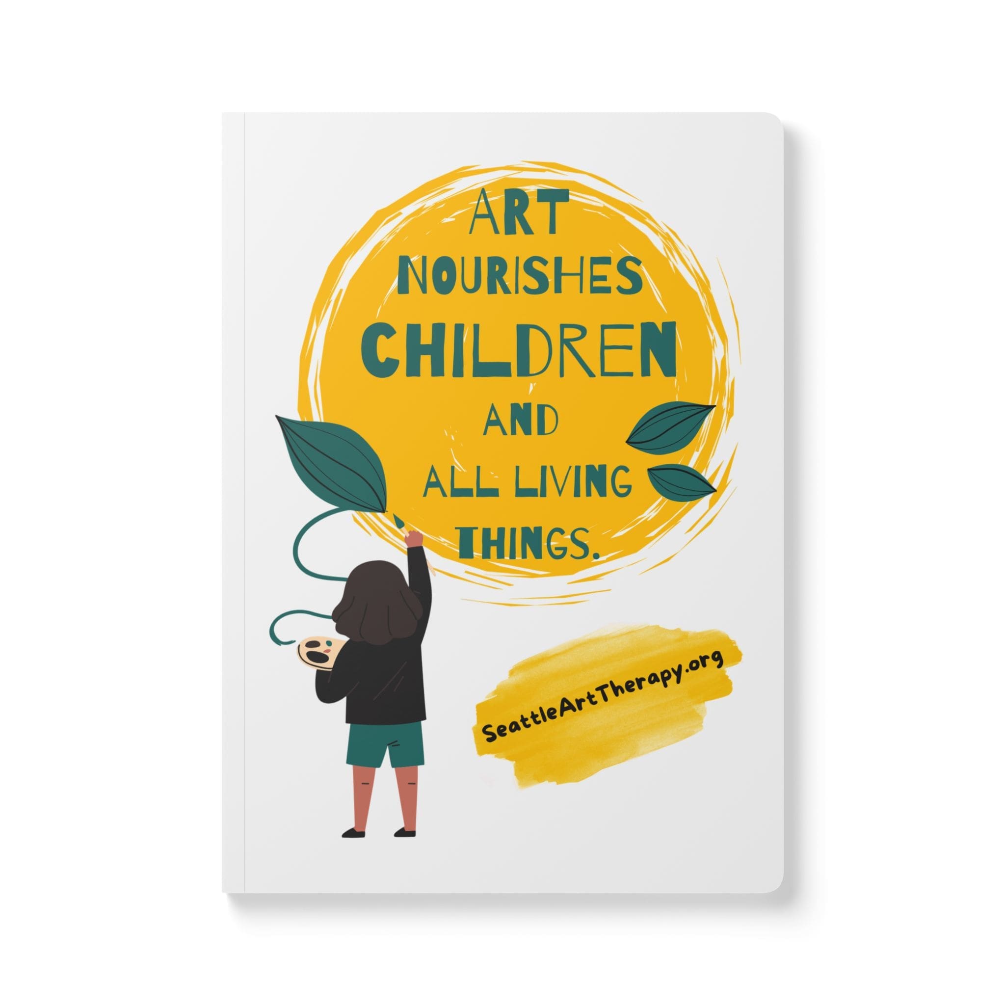 “Art Nourishes Children” Softcover Journal - Image 2